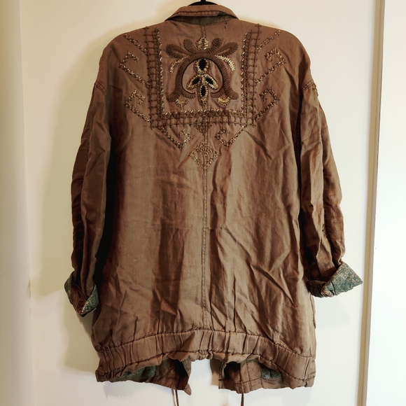 Free People Embroidered Utility Jacket - Picture 2 of 5